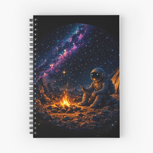 Item preview, Lonely Astronaut Camping Under Cosmic Sky designed and sold by Houldi.