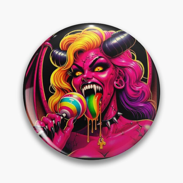 Item preview, Pink Demon Winged Eating Candy designed and sold by Voodoo Store Paranormal Collections.