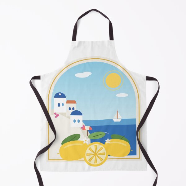 Item preview, Euro Summer Lemon Coast Mediterranean Travel Poster designed and sold by AHK18.
