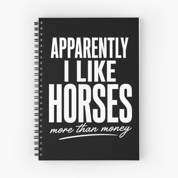 Item preview, Apparently I Like Horses More Than Money Funny Equestrian, Horse Lover Gift, Equestrian , Riding Humor  designed and sold by Trendably.