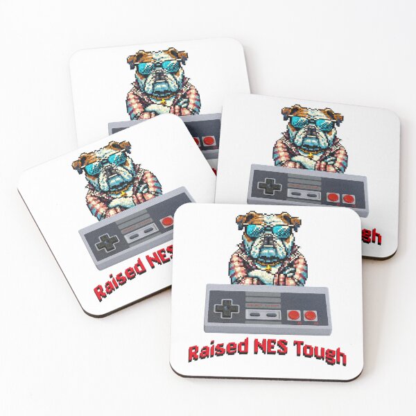 Item preview, Raised NES Tough T-shirt designed and sold by FreakNRetro.