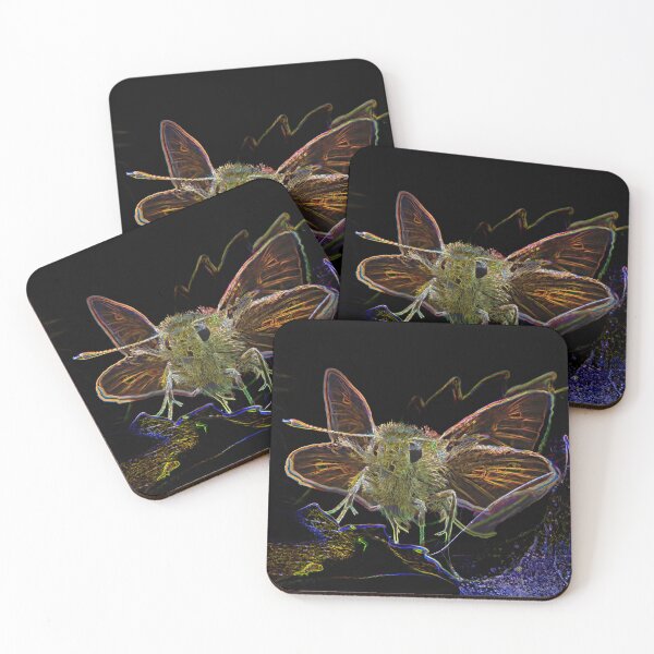 Item preview, Neon Butterfly Resting on Leaf designed and sold by tonivainio.