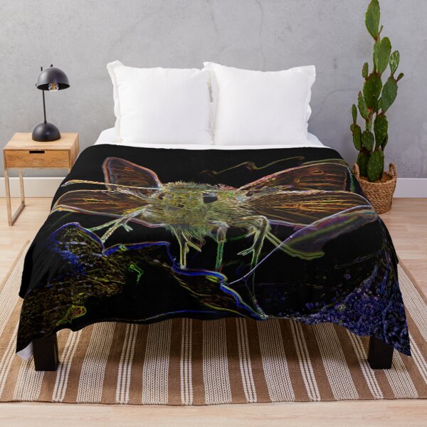 Item preview, Neon Butterfly Resting on Leaf designed and sold by tonivainio.