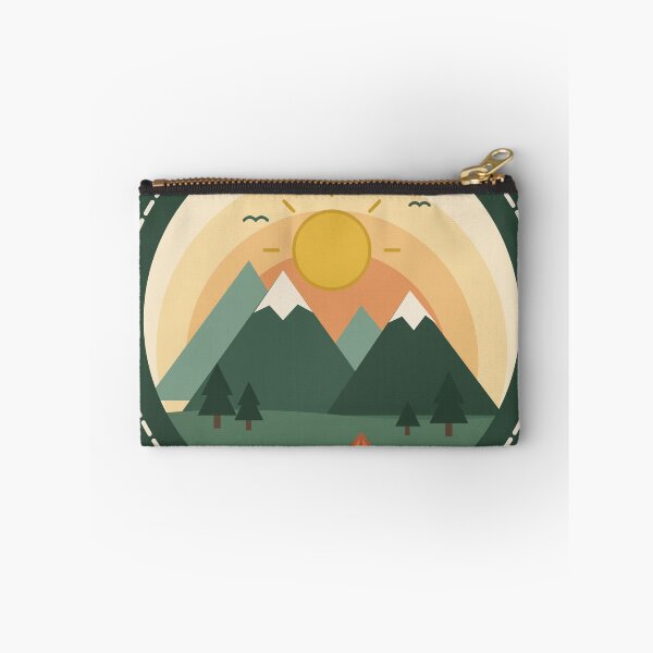 Item preview, Retro Mountain Trail Badge Camping Adventure Patch designed and sold by AHK18.
