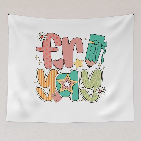 Item preview, Groovy Retro Friyay Teacher Back to School Girls designed and sold by KroghDs.