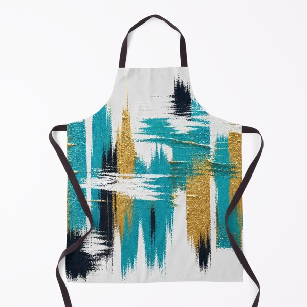Item preview, Gold & Teal Skyline – Modern Abstract Cityscape designed and sold by Ingorgia Studio.