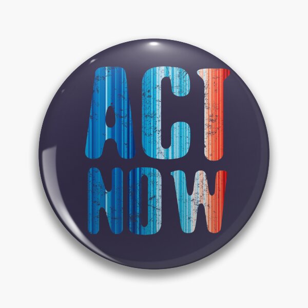 Item preview, Climate Change Stripes - Act Now designed and sold by Frank J. Art.