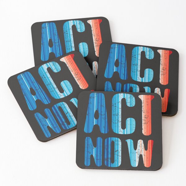 Item preview, Climate Change Stripes - Act Now designed and sold by Frank J. Art.