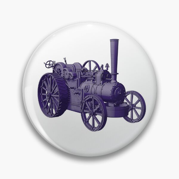 Item preview, Steam Tractor | Vintage Engineering Illustration Poste designed and sold by brucebrazil.