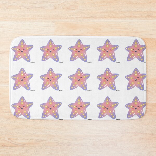 Item preview, Cute Pink and Purple Kawaii Starfish - Ocean Friends designed and sold by Theselinara.