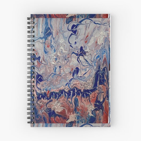 Item preview, Mythical Nymphs Abstract Red white and blue  designed and sold by Colorsoflove613.