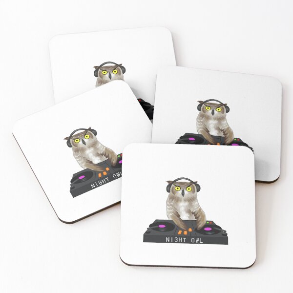 Item preview, Night Owl DJ designed and sold by StephPeacockArt.