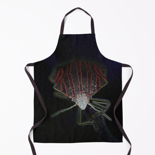 Item preview, Neon Striped Shieldbug Front View designed and sold by tonivainio.