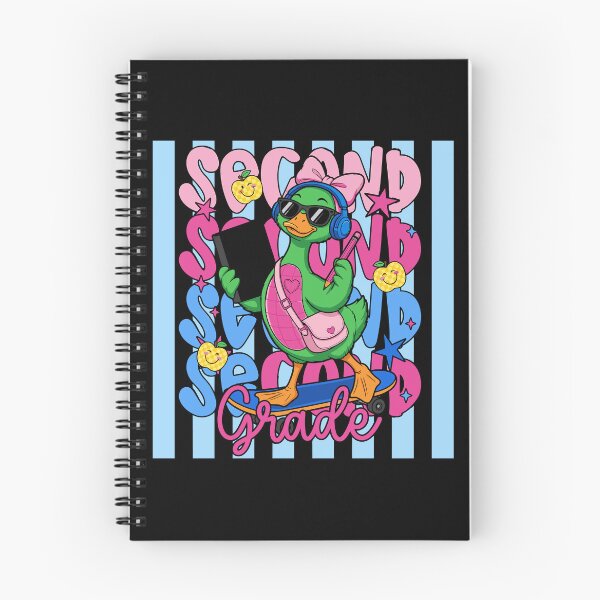 Item preview, Cool Skateboard Duck Second Grade Back to School Girls designed and sold by KroghDs.