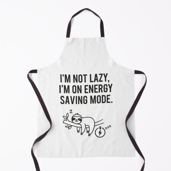 Item preview, T-shirt "I'M NOT LAZY, I'M ON ENERGY SAVING MODE" designed and sold by PT PROJECT.
