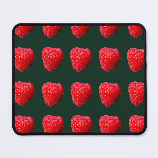 Item preview, Raspberry on green background  designed and sold by happytraveller1.