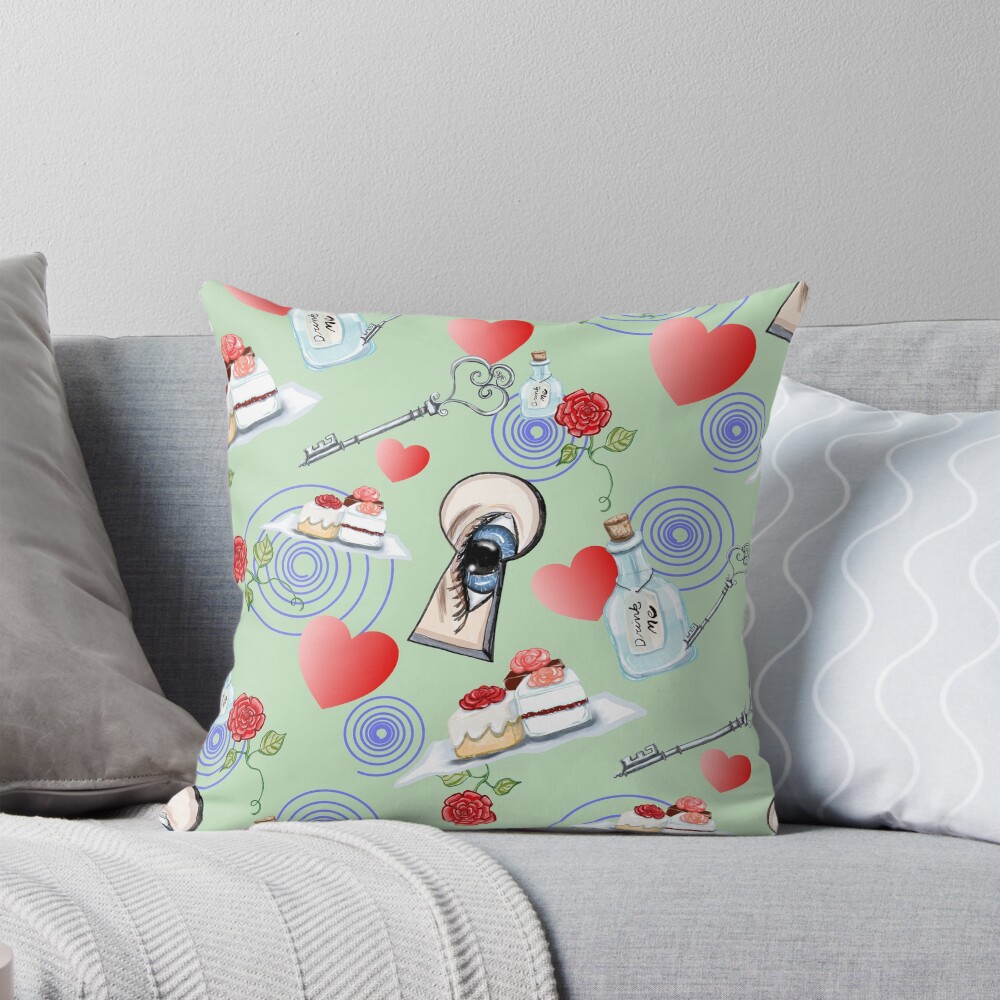 Item preview, Throw Pillow designed and sold by robwarnedesigns.