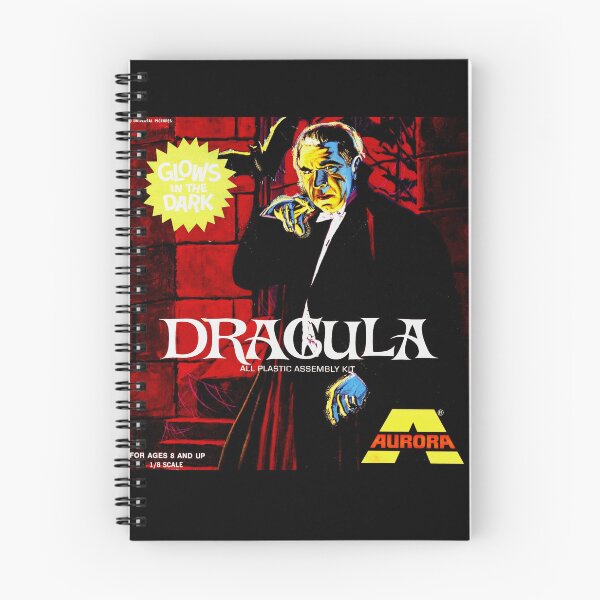 Item preview, Dracula model kit box art designed and sold by The Retromotel.