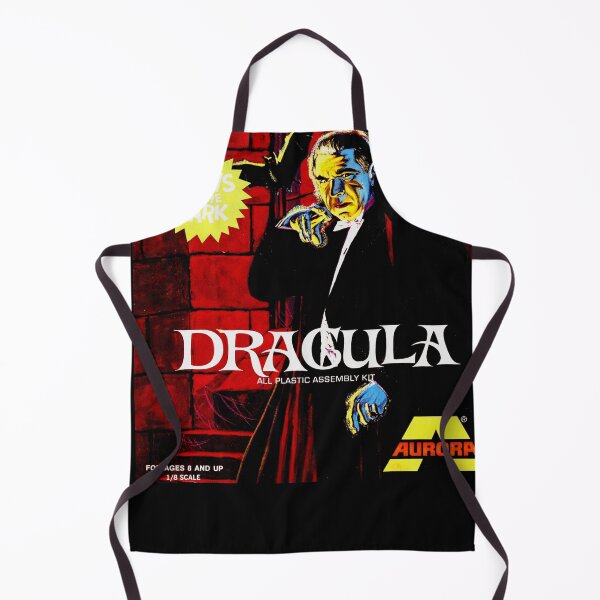 Item preview, Dracula model kit box art designed and sold by The Retromotel.