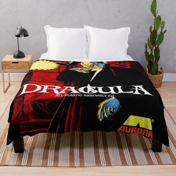 Item preview, Dracula model kit box art designed and sold by The Retromotel.