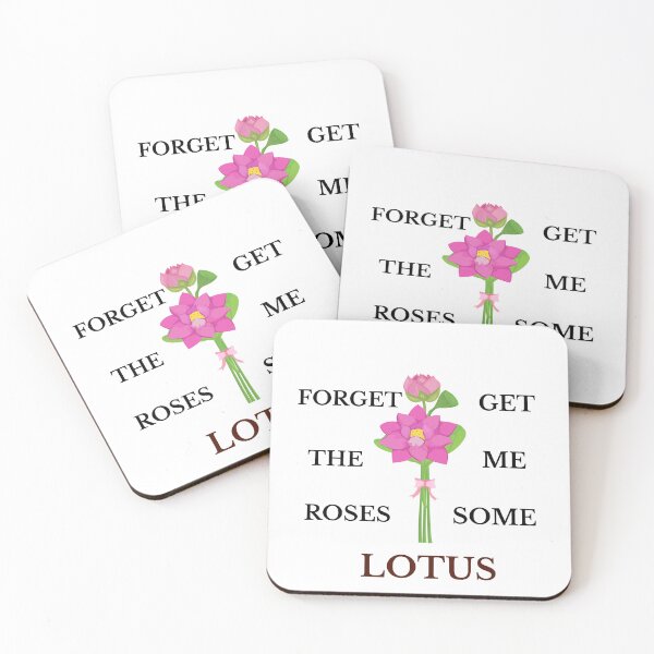 Item preview, Forget the Roses, Get Me Some Lotus | Lotus Flower Quote designed and sold by Miss Lotus Studio.