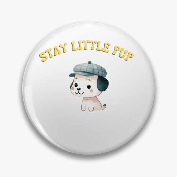 Item preview, Stay Little Pup – Cute Bulldog Puppy Watercolor Illustration designed and sold by MULEWASTUDIOS.