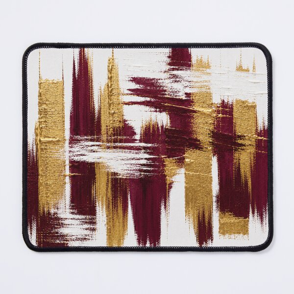 Item preview, Burgundy Skyline – Modern Abstract Cityscape designed and sold by Ingorgia Studio.