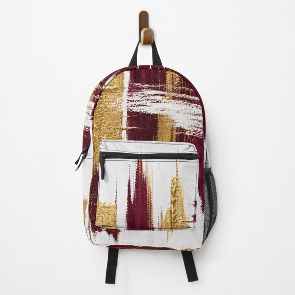 Item preview, Burgundy Skyline – Modern Abstract Cityscape designed and sold by Ingorgia Studio.