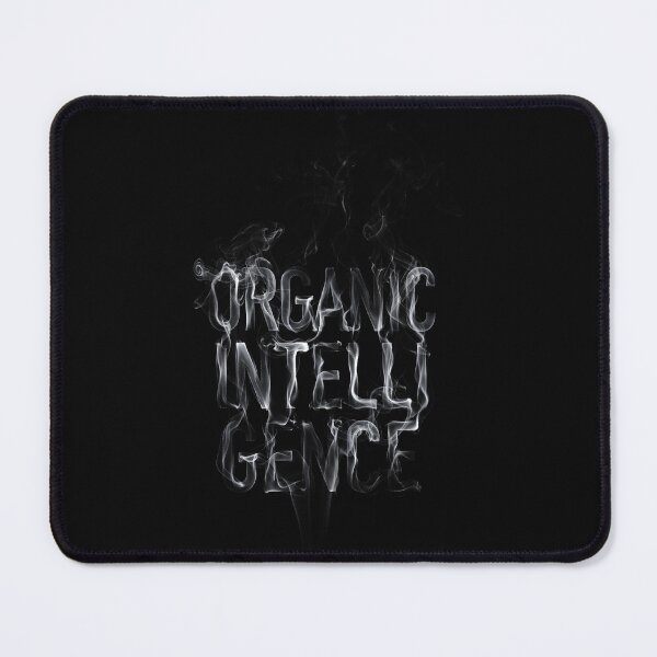 Item preview, Organic Intelligence Smoke Typography Tee designed and sold by cabana.space.