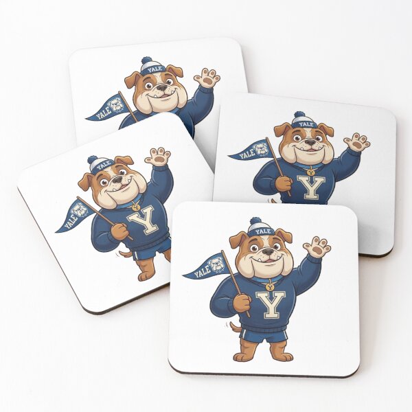 Item preview, Yale Bulldog Mascot Cartoon College Spirit designed and sold by ExploreAura Studio.