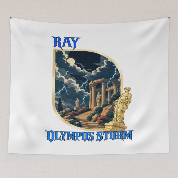 Item preview, RAY Olympus Storm | Greek Mythology Lightning Temple Aesthetic T-Shirt designed and sold by RAYapparel.