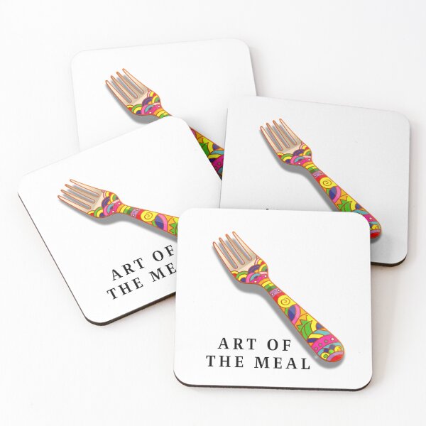 Item preview, Art of the Meal - Colorful Artistic Fork Illustration designed and sold by Inka Moon Design.