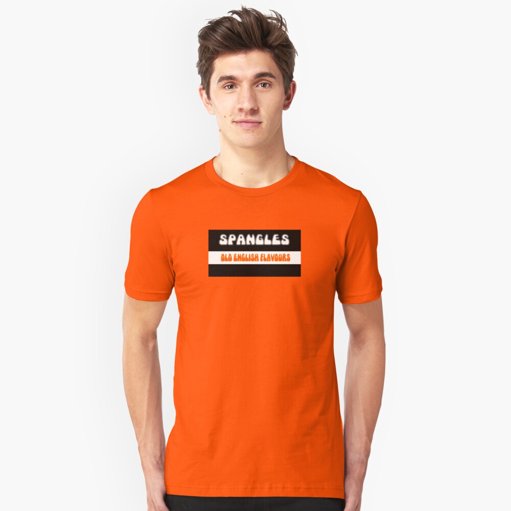 Old English Spangles 1970s retro boiled sweets Slim Fit T-Shirt