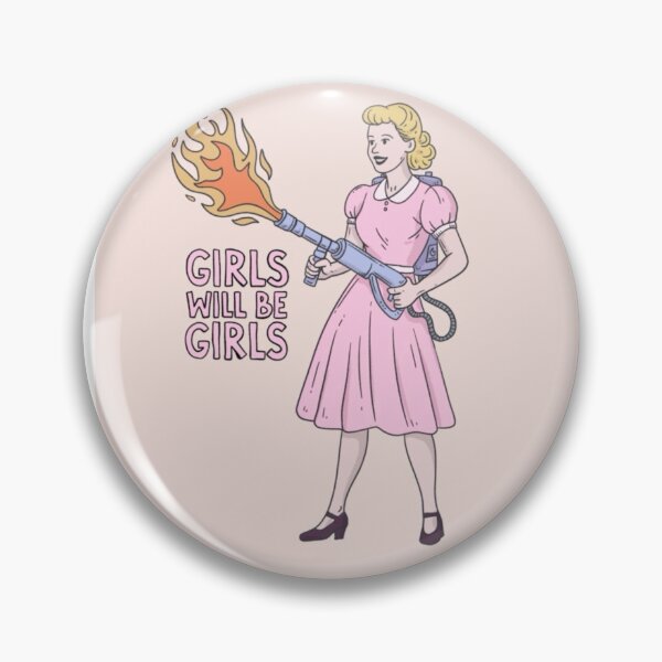 Item preview, Girls Will Be Girls Retro designed and sold by Adronia.