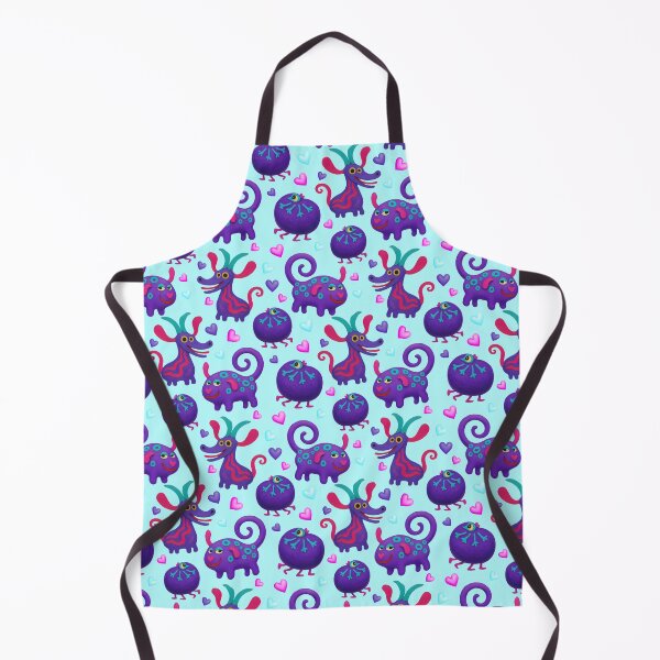 Item preview, Stay Weird Society - Whimsical Fantasy Creatures Seamless Pattern designed and sold by PatykArt.