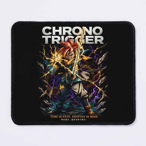 Item preview, Chrono Trigger | Time is Fate Destiny is Mine | Retro JRPG Aesthetic Design designed and sold by Trinidesigns123.