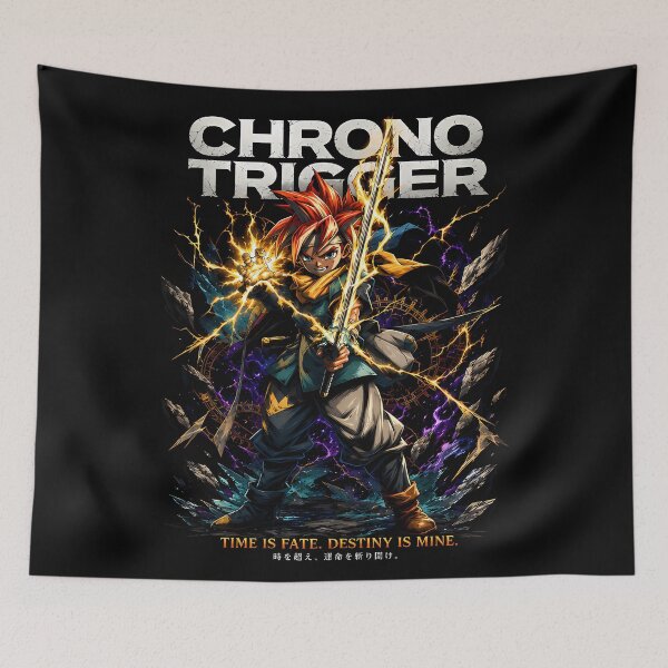 Item preview, Chrono Trigger  | Time is Fate Destiny is Mine | Retro JRPG Aesthetic Design designed and sold by Trinidesigns123.
