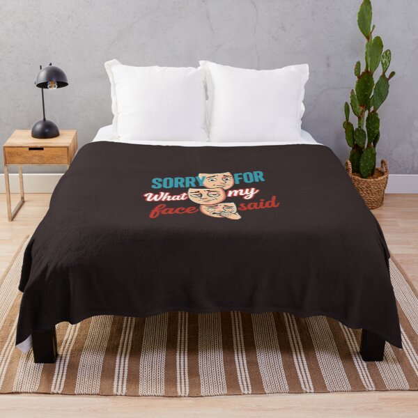 Item preview, Sorry For What My Face Said Humour designed and sold by Slightly Off Deesigns.