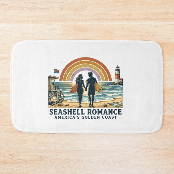 Item preview, Surf Couple Anniversary Beach Trip Gift for Couples designed and sold by OliviaHayesArt.