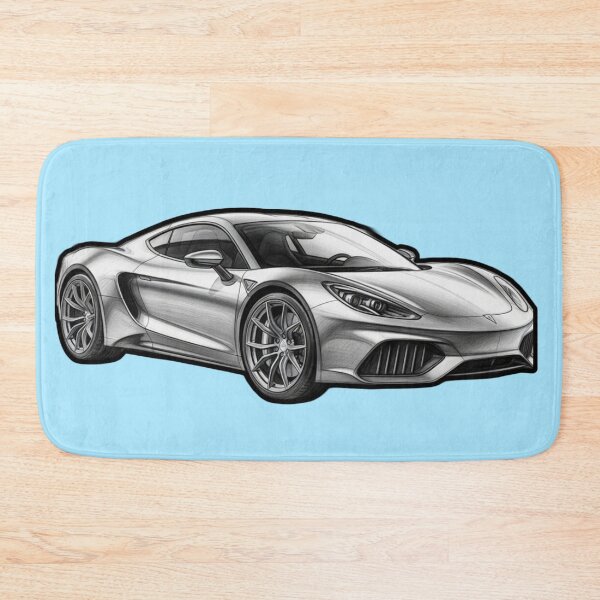 Item preview, Minimalist Sports Car Pencil Sketch Poster designed and sold by Nexus Space.