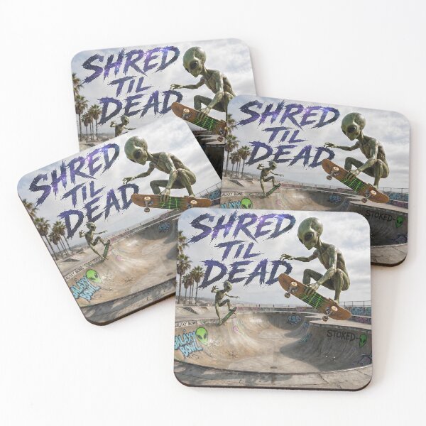 Item preview, Aliens Shred Skateboarding Park designed and sold by AliensIRL.