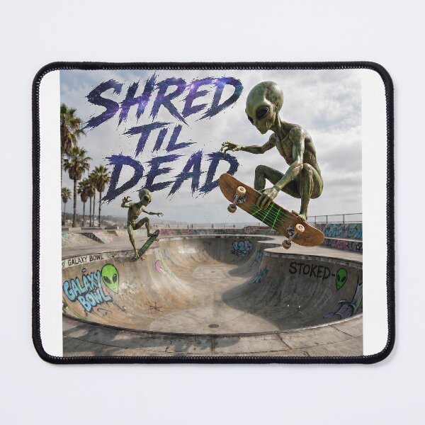 Item preview, Aliens Shred Skateboarding Park designed and sold by AliensIRL.
