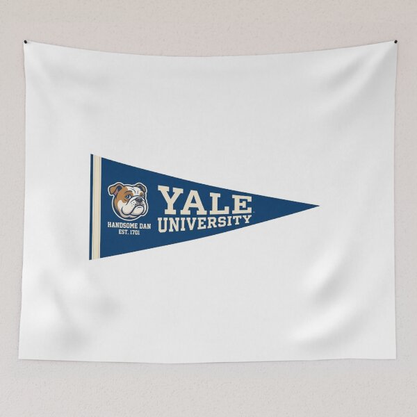 Item preview, Yale University Handsome Dan Pennant Vintage designed and sold by ExploreAura Studio.