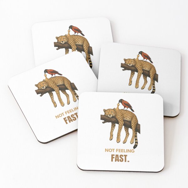 Item preview, Not Feeling Fast Funny Cheetah Procrastination Humor designed and sold by Print Loft.