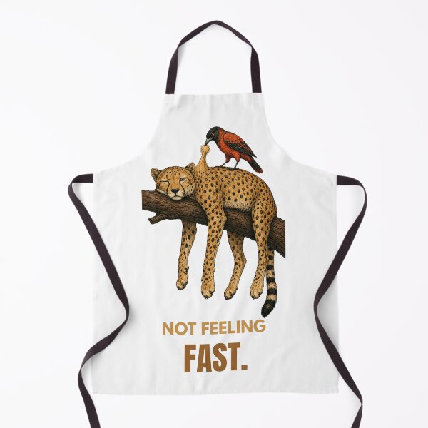 Item preview, Not Feeling Fast Funny Cheetah Procrastination Humor designed and sold by Print Loft.