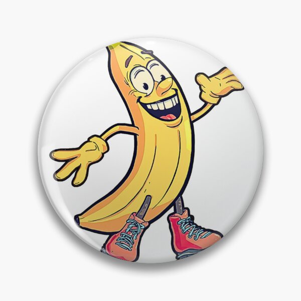 Item preview, Rolling Through Life – Funny Banana on Roller Skates Retro Cartoon T-Shirt Design designed and sold by MerchWSzpilkach.