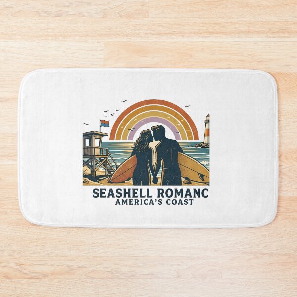 Item preview, Ocean Breeze Vintage Beach Vacation Couple designed and sold by OliviaHayesArt.