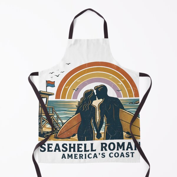 Item preview, Ocean Breeze Vintage Beach Vacation Couple designed and sold by OliviaHayesArt.