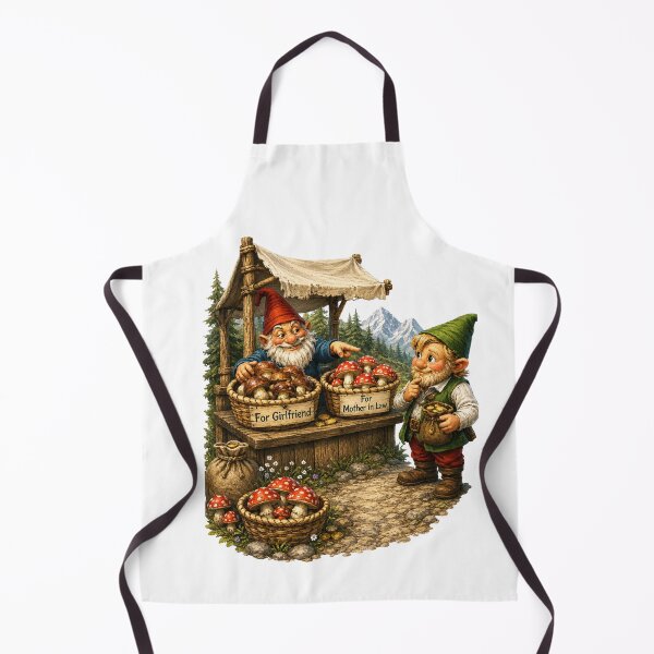 Item preview, Funny Gnome Mushroom Seller – For Your Girlfriend & For Your Mother-in-Law | Forest Humor designed and sold by Alpine-Ink.