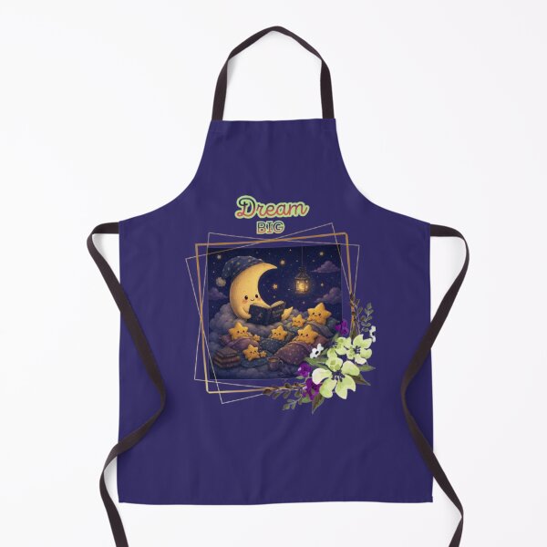 Item preview, Dream Big Cute Moon Reading Bedtime Tales to Stars Art designed and sold by Miheerala.